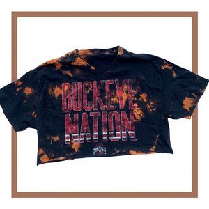 OSU Buckeye Nation Cropped Tee